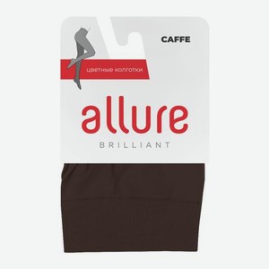 Коричневые колготки женские 50 den размер 3 Caffe Allure Brilliant Coloris