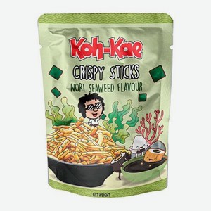 Хрустящие палочки со вкусом морских водорослей нори Koh-Kae 60г