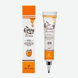 3W CLINIC Крем для кожи вокруг глаз с мёдом, HONEY EYE CREAM, 1 шт.