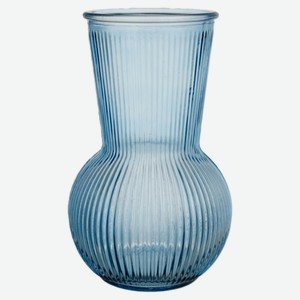 Ваза декоративная Actuel Рельеф синяя, 17 см