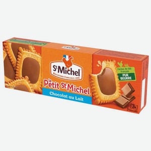 Печенье St Michel сливочное с шоколадом 132г, 132 г