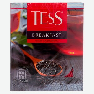 Чай Тесс Черный Брекфаст 100пак