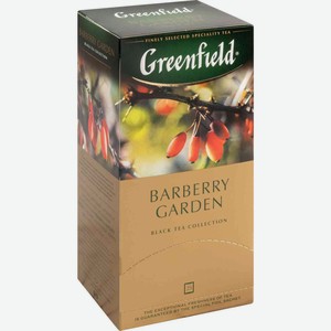 Чай черный Greenfield Барбарисовый сад (Barberry Garden) 25 шт x 1.5 г