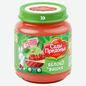 Пюре «Сады Придонья» яблоко вишня с 6 мес., 120 г
