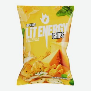 Чипсы рифленые со вкусом сыр чеддер Lit Energy 120г