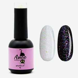 ANQO Гель-лак с эффектом втирки, 27 оттенок