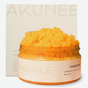 AKUNEE COSMETICS Скраб для тела с ароматом лимонного пирога, 298 г