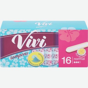 Тампоны ЧТМ fantasy brands Normal без аппликатора, Россия, 16 шт