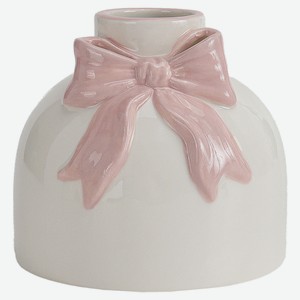 Ваза Actuel Бант белая, h10,5 см