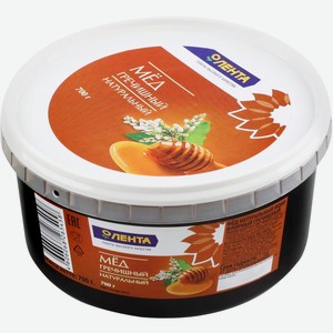 Мед ЛЕНТА натуральный цветочный гречишный, Россия, 700 г