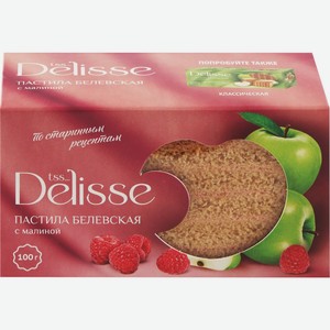 Пастила DELISSE Белевская с малиной, Россия, 100 г