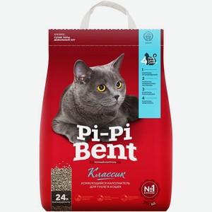 Наполнитель Pi-Pi Bent Классик для кошек 10кг, 1 шт