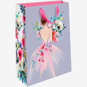 Пакет подарочный Арт и Дизайн стандарт плюс BC в ассортименте 18 х 22 х 3 см