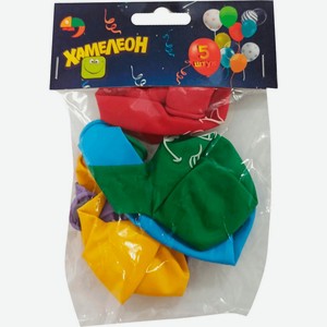 Шары Хамелеон воздушные 5шт., 5 шт