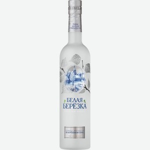 Водка Белая березка 40% 1л, 1 л
