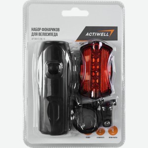 Набор фонариков для велосипеда ACTIWELL, Арт. BIK-15