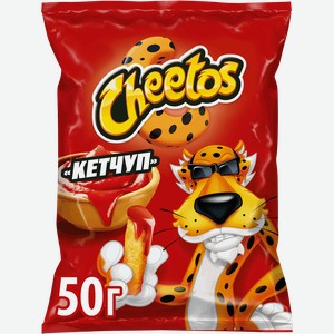 Снеки кукурузные CHEETOS/ЧИТОС Кетчуп, 50г