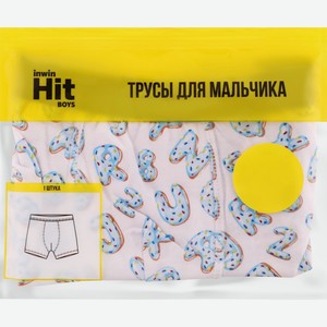 Трусы для мальчиков INWIN белые, р98-164 LUK002, Китай