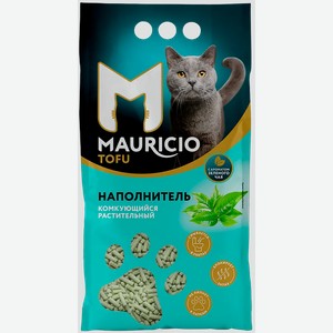 Наполнитель для кошачьего туалета Mauricio Tofu комкующийся растительный 5л