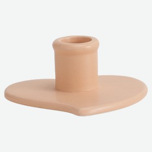 Подсвечник Actuel Сердце розовый, h4 см