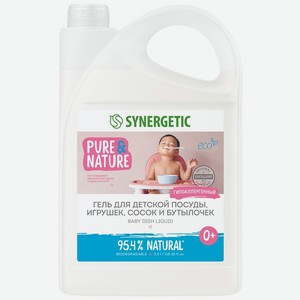 Средство Synergetic для мытья детской посуды биоразлагаемое 3.5л, 3.5 л