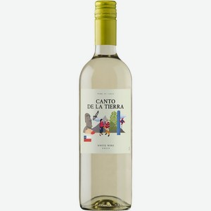 Вино Canto De La Tierra Белое Сухое 12% 0.75л, 750 мл