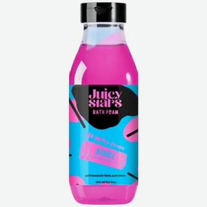 Пена для ванн Juicy Stars Bubble Gum двухфазная, 380мл, 380 мл