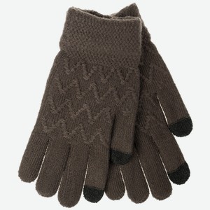 Перчатки мужские Blue SneZka вязаные одинарные толстые арт. VM-04