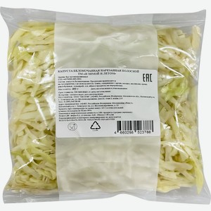 Капуста белокочанная быстрозамороженная И ЗИМОЙ И ЛЕТОМ, 400г