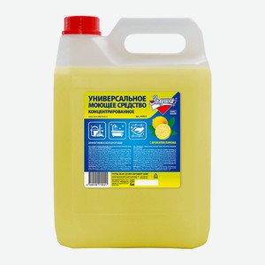 ЗОЛУШКА Универсальное моющее средство, лимон, 5 л