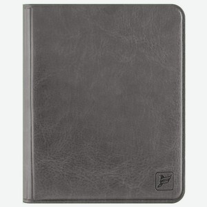 FLEXPOCKET Футляр на 4 карты с отделением для купюр, экокожа Saffiano, Серый