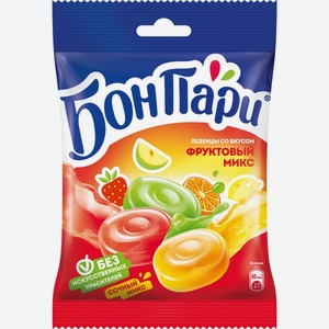 Леденцы Бон Пари ассорти Фруктовый микс, 75 г