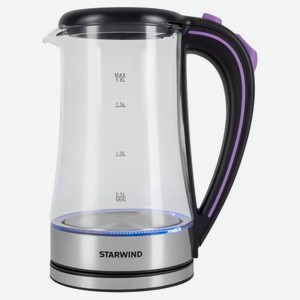 Чайник электрический Starwind SKG4045 1800 Вт стеклянный, 1,8 л
