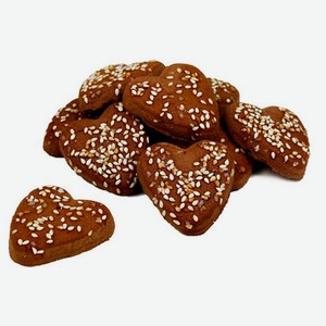 Печенье песочное «Домочай» Имбирное лакомство со вкусом имбиря с добавлением какао и семян кунжута Беларусь, вес цена за 100 г