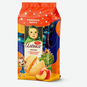 Печенье сдобное «Аленка» с персиковой начинкой, 115 г