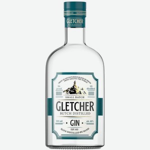 Джин Gletcher 40% 500мл, 500 мл