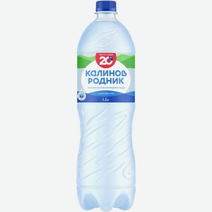 Вода Калинов Родник питьевая газированная 1.5л, 1.5 л
