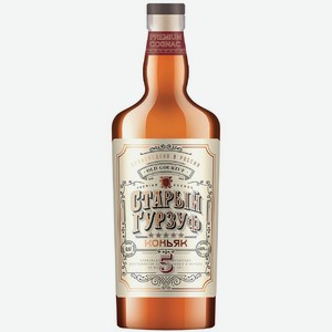 Коньяк Старый Гурзуф 5-летний российский 40% 500мл, 500 мл