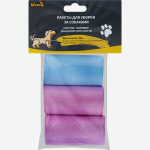 Пакет гигиенический для собак KEEZEG, 3x20шт