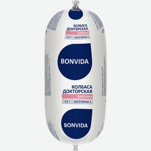 Колбаса вареная BONVIDA Докторская ГОСТ, весовая