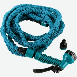 Шланг растягивающийся GIARDINO CLUB до 15м, с пистолетом и 2 коннекторами, Арт. LTAJ-EX01