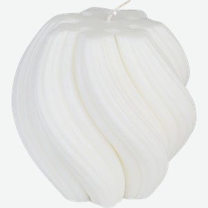 Свеча HOMECLUB Элия 11,6x11см, бежевая, Арт. 501900