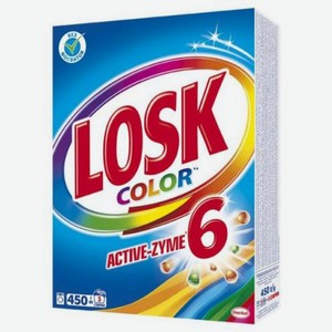 Средство для стирки Лоск Колор Актив-Зум 6 Автомат 450г