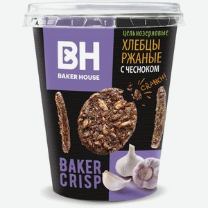 Хлебцы Baker House Ржаные с чесноком 90г