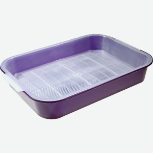 Туалет для кошек с сеткой Gamma средний размер в ассортименте