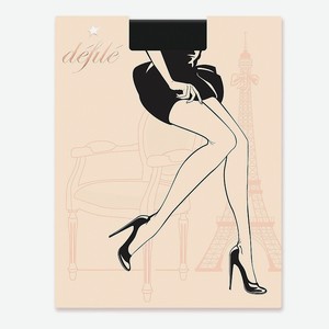 ЛЭТУАЛЬ Колготки Corinne 70 den, черный цвет размер 4