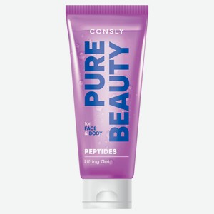Гель-лифтинг для лица и тела CONSLY Pure Beauty с комплексов пептидов Корея, 200 мл