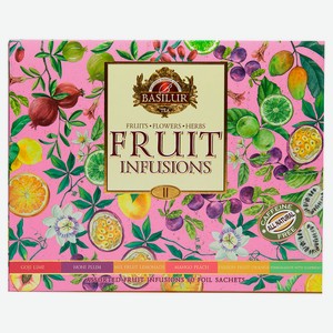 Чайное ассорти Basilur Fruit Infusions II Assorted Шри-Ланка, 60х2 г