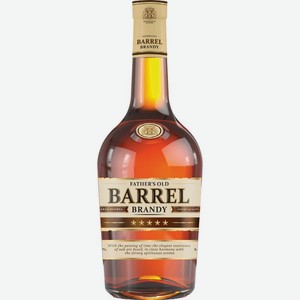 Бренди Fathers Old Barrel 40% 500мл, 500 мл