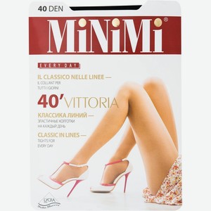 Колготки Minimi Vittoria nero 2 размер 40 den
